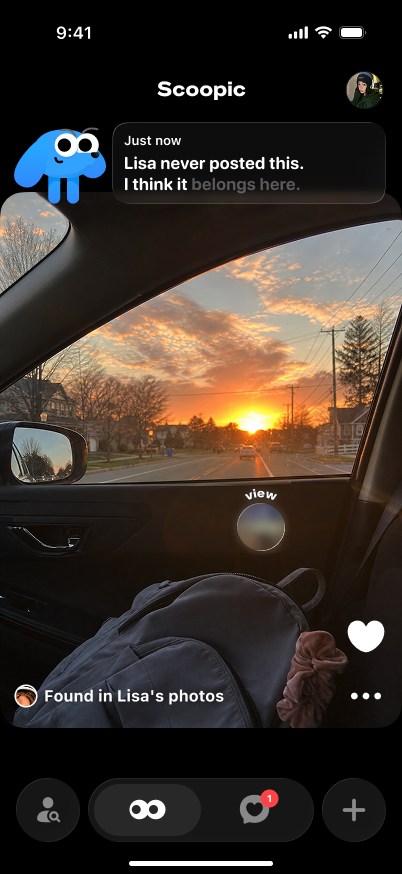 Scoopic story screen